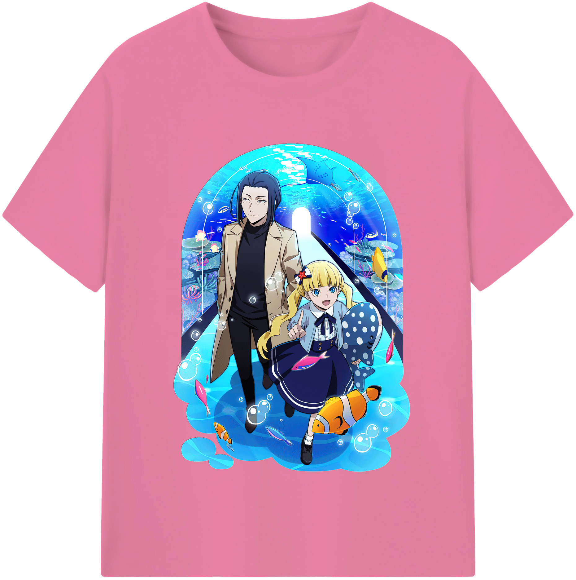 （画像用） 文豪ストレイドッグス Bungo Stray Dogs 綿100％半袖Tシャツ（フロントプリント）